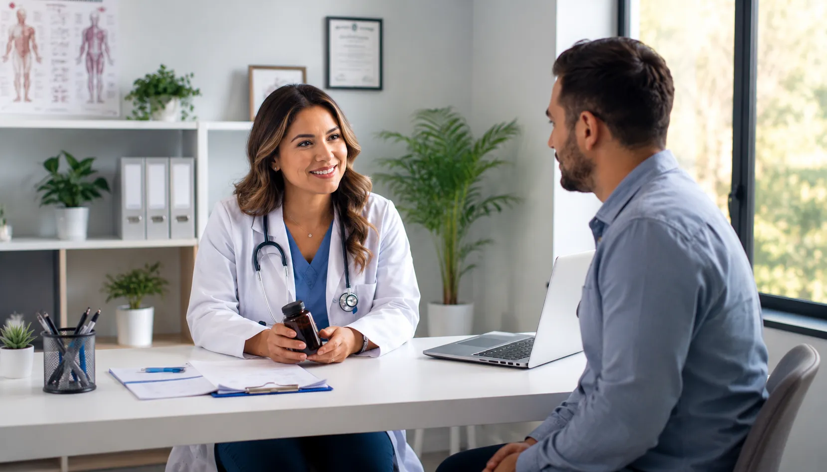 Doctor appointment and medical visit setting